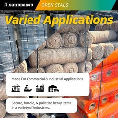 Sandbaggy 1/2″ x 1¼” Open Steel Strapping Seals – Galvanized (Rust Resistant)