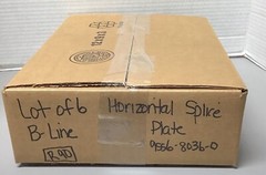 Lot of 6 B-Line 9SS6-8036 Horizontal Adjustable Splice Plate, Stainless, 6″ (R90