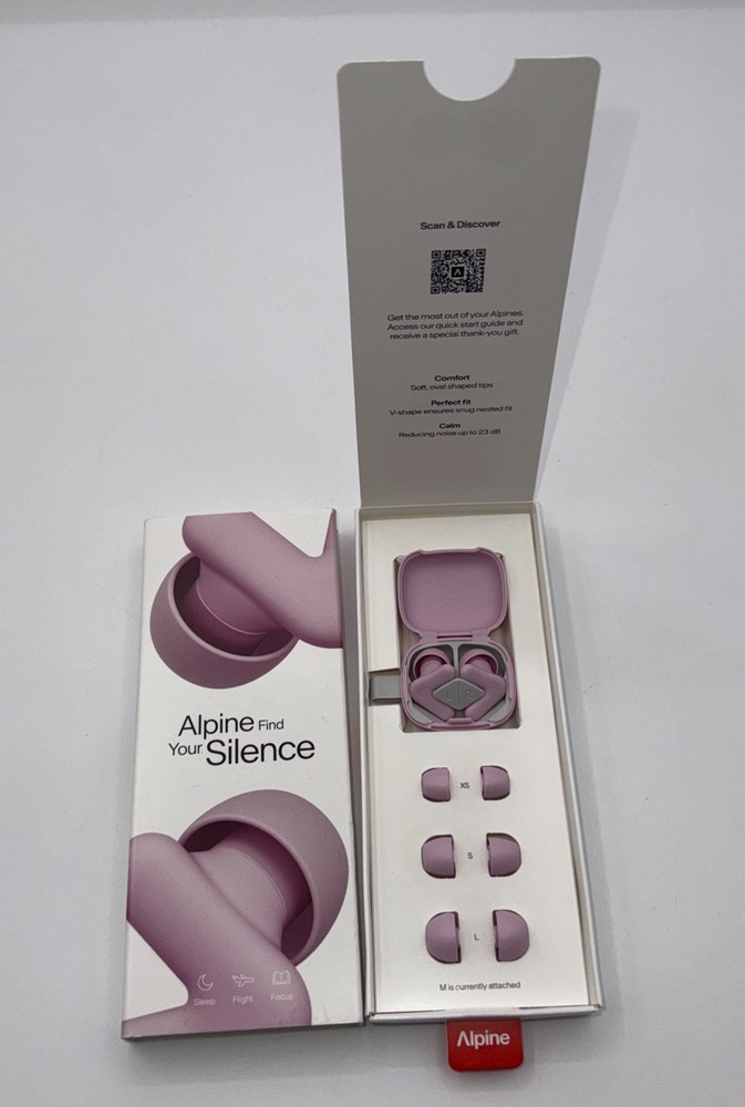 Silence Earplugs for Sleep, Focus & Travel – V-Shape Snug Fit & Soft Oval Tips