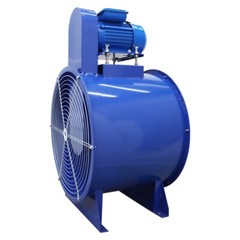 220V Axial Flow Fan 24in Spray Booth Paint Fumes Blower 1450rpm 1500W