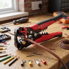 High Carbon Steel Automatic Wire Stripper Crimping Cutter Electrical Tool