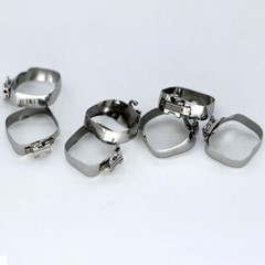 Dental Bands Buccal Tube Orthodontic 1st Molar Welded Roth.022″ 28#-44# Bomaoer