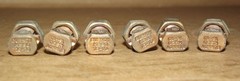 Burndy KS90 10STR N4 SPLIT BOLT CONNECTORS LOT OF 6