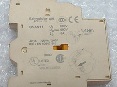SCHNEIDER ELECTRIC GVAN11 AUXILIARY CONTACT (AS PICTURED) UNMP