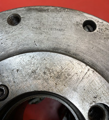 Used 7-3/4″ Rohm D1-4 3-Jaw Scroll Lathe Chuck Made in Germany #200 South Bend