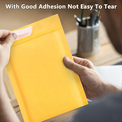 Kraft Bubble Mailers 4×7″ 100 Pack Yellow Self-Seal Padded Envelopes