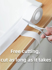 Wall Sealing Tape Self-Adhesive Caulk Tape Bathtub Kitchen and Toilet (39.4Inch)