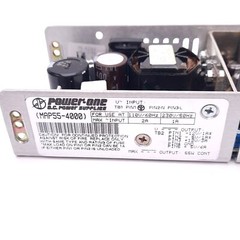 Power-One MAP55-4000 Power Supply, 110/230VAC In, 5/12VDC 6/3A Out, 55W Max