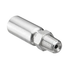 12pcs 1/4″ NPTF Hydraulic Hose End Fittings： 1/4″ I.D. Hose x 1/4″ NPTF Male