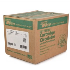 Taco | 0013-F3 | Cast Iron | Cartridge Circulator Pump | 00 Series | 3 Speed