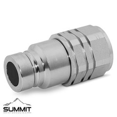 Flat Face High Flow Hydraulic Quick Disconnect Coupler Set, 5/8″ Body x 3/4″ NPT