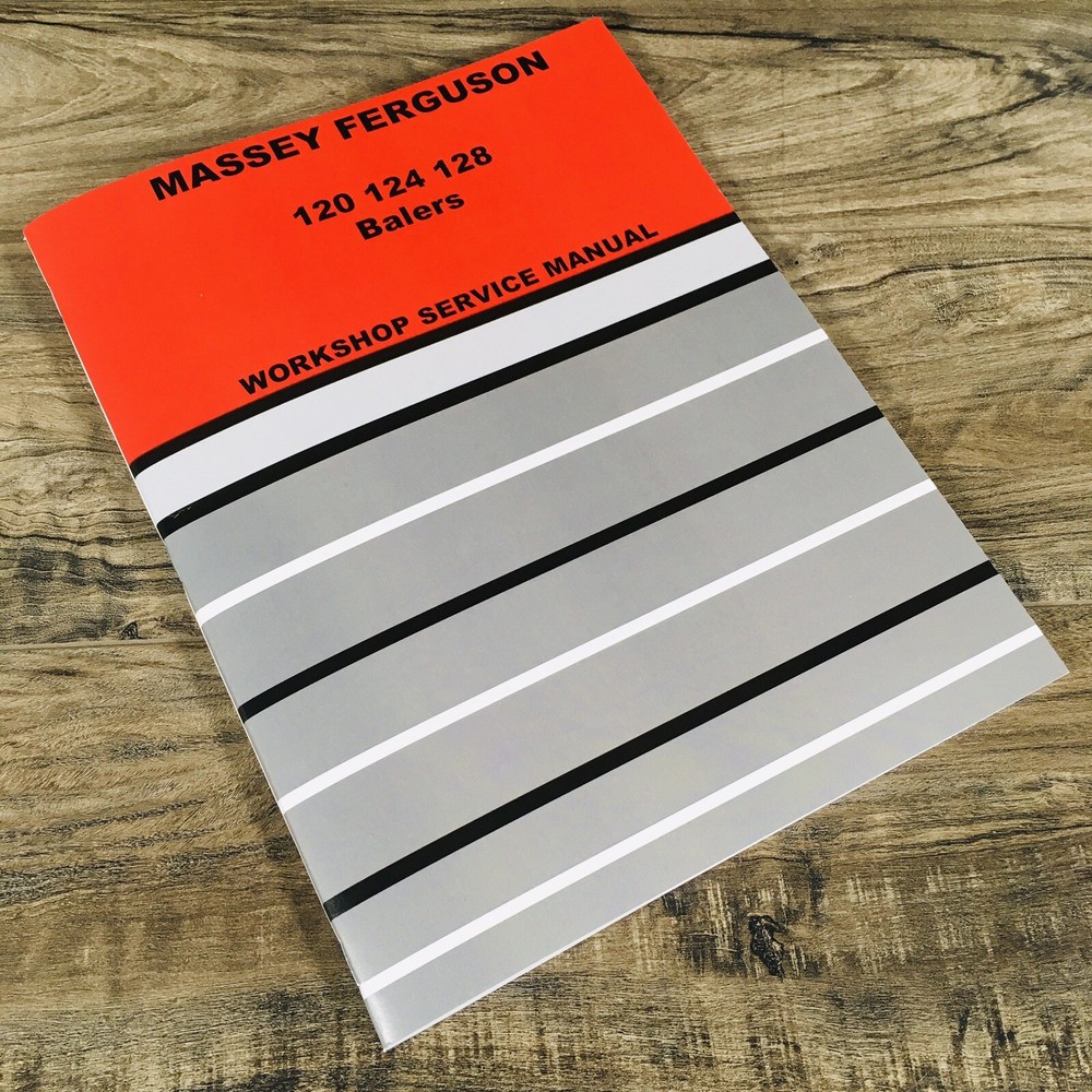 Massey Ferguson 120 124 128 Baler Service Manual Repair Shop Technical Workshop