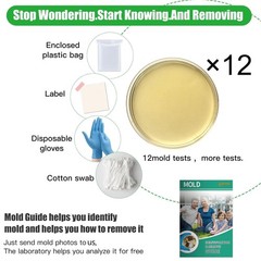 Mold Test Kit for Home Within 12 Individual Tests,DIY Detector at Home, Surf…