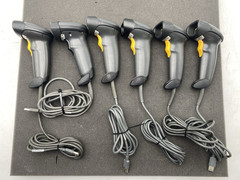 Lot of 6 Symbol/Motorola LS2208 Barcode Scanner w/ USB Cables