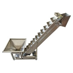Industrial Stainless Steel Bucket Elevator 220V 400W Automatic Feeding Machine