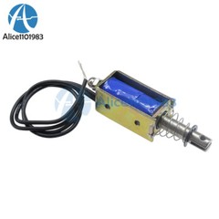 JF-0530B DC12V 300mA 5N/10mm Pull-Push-Type DC Solenoid Electromagnet