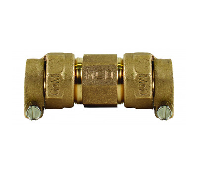 A.Y. McDonald 3/4 In. CTS Compression x 3/4 In. PVC Brass Straight Coupling