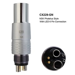 COXO Dental Fiber Optic High Speed Handpiece 4 6 Hole Coupler KAVO MULTIflex NSK