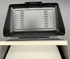 Rubbermaid 3×5 Index Card Holder Plastic Black Box with Cards and Numbered Index