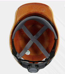 MSA 475395 TAN Skullgard Cap Construction Iron Work Hard Hat Ratchet Suspension