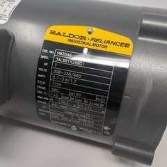 Baldor VM3546 Ac Motor 208-230/460V-AC 1725RPM 1HP 3PH 56C Industrial Motor
