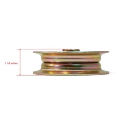 (Pack of 6) Flat Idler Pulleys for Stens 280-671, 280671 & Rotary 9376 Lawnmower