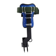 Adjust Tree/Pole Climbing Spike Set 2 Gear Safety Belt Rope Lanyard w/ Carabiner