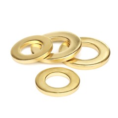 3mm 4mm 5mm Form A Washers Flat Solid Brass Solid GB97 Metric Thickness 0.4-2mm