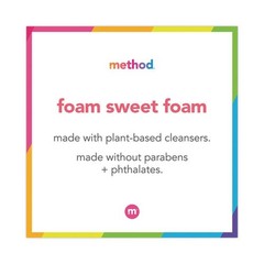 Method 00362 10 oz Foaming Hand Wash – Green Tea and Aloe Scent New