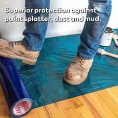 XFasten Floor Protection Film, 24-Inch x 200-Foot Roll, 3 mils