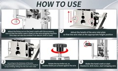 Manual Wire Stripper Stripping Machine 0.06-1 in Hand Crank or Drill 1-25MM