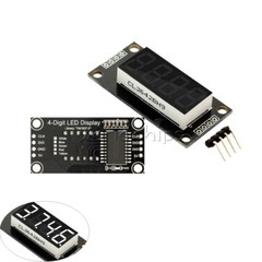 10pcs White 0.36″ TM1637 7-Segment 4-digit Digital Tube LED Display Module