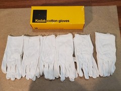 6-Pairs Kodak Cotton Gloves 100% Cotton Large 187 7711