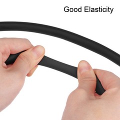 1/4-inch ID 3/8-inch OD Latex Tubing Black Elastic Rubber Hose,10FFET
