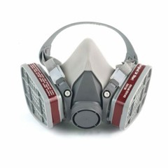 17 in1 Half Face Gas Mask Facepiece Spray Painting Respirator Safety Suit F 6200