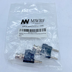 BNC TO DOUBLE BANANA JACKS Lot of 2 Pcs MWRF Source