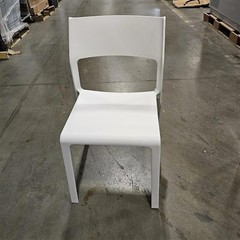 Nardi Trill Bistrot Bianco Resin Stackable Outdoor Dining Chair – 6ct