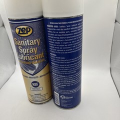 (2) Zep Sanitary Spray Lubricant Food Industry Protects & Repels Water 15oz