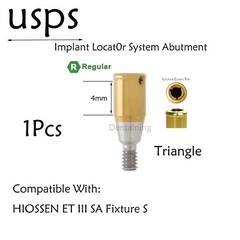 US Hiossen overdenture locator abutment Regular 3.7mm Fits 3/4/5.0mm