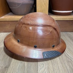 LIFT Brown Hard Hat with Ratchet Suspension Industrial Safety Helmet