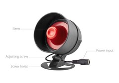 Wireless Loud Alarm Siren Burglar Horn Home Alarm System with Motion Detector
