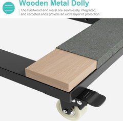 Heavy Duty Furniture Moving Dolly – Adjustable Furniture Movers with 4 Swivel Ca