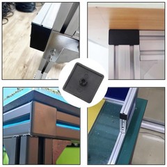 12 PCS 3030 Series European Standard Aluminum Profile End Cap T-Slot Cover