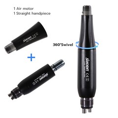 1-10Pcs SANDENT 4:1 Hygiene Prophy Handpiece Air Motor 360° Swivel Straight Cone