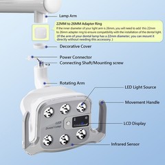 Dental LED Lamp Induction Senser For Dental Unit Chair Adjustable Oral Light