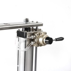 5 Gallon/20L Tank Pneumatic Tank Barrel Paint Mixer Stand Agitator Mixing Beater