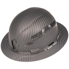 Klein Tools 60626 Hard Hat Vented Full Brim Premium Karbn Design Type 1 Class C