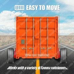 New upgrade superior Shipping Container Wheels/8x 6.5 Lug/Container mobile Kits