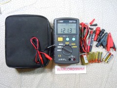 AEMC MODEL 1026 MEGOHMETER WITH ACCESSORIES + CASE-0208294.
