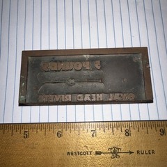 Print Block ( 5 Pounds Oval Head Rivets )